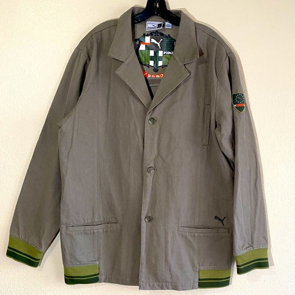 Puma Other - Vintage Puma Jacket Patch Coat Streetwear TechWear